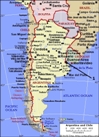 Kaart Argentinie