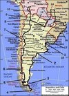 Kaart Argentinie